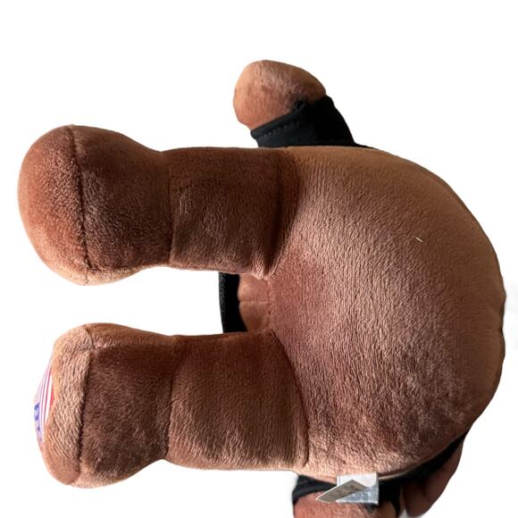 LINE Friends Brown Bear Plush Stuffed Toy NYC Hoodie 12” Limited Edition - Picture 10 of 12